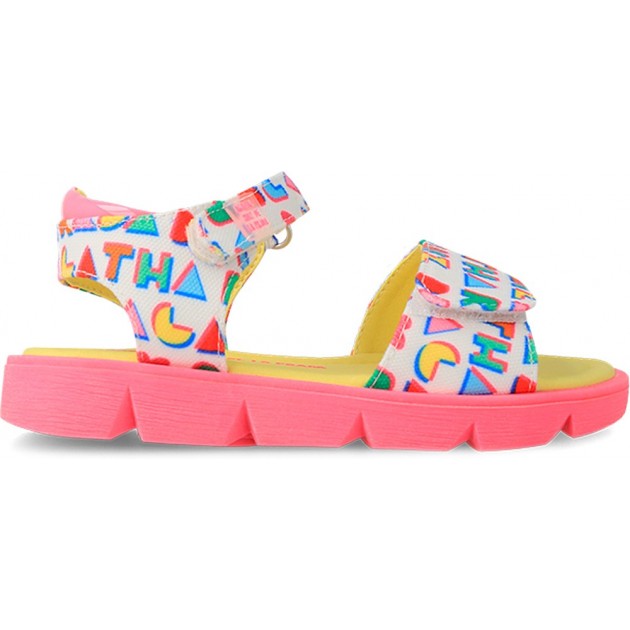 AGATHA RUIZ DE LA PRADA SANDALES IMPRIMÉ 232955 BLANCO