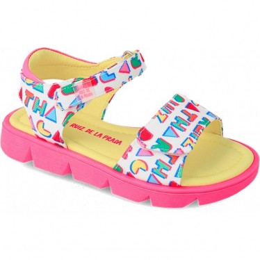 AGATHA RUIZ DE LA PRADA SANDALES IMPRIMÉ 232955 BLANCO