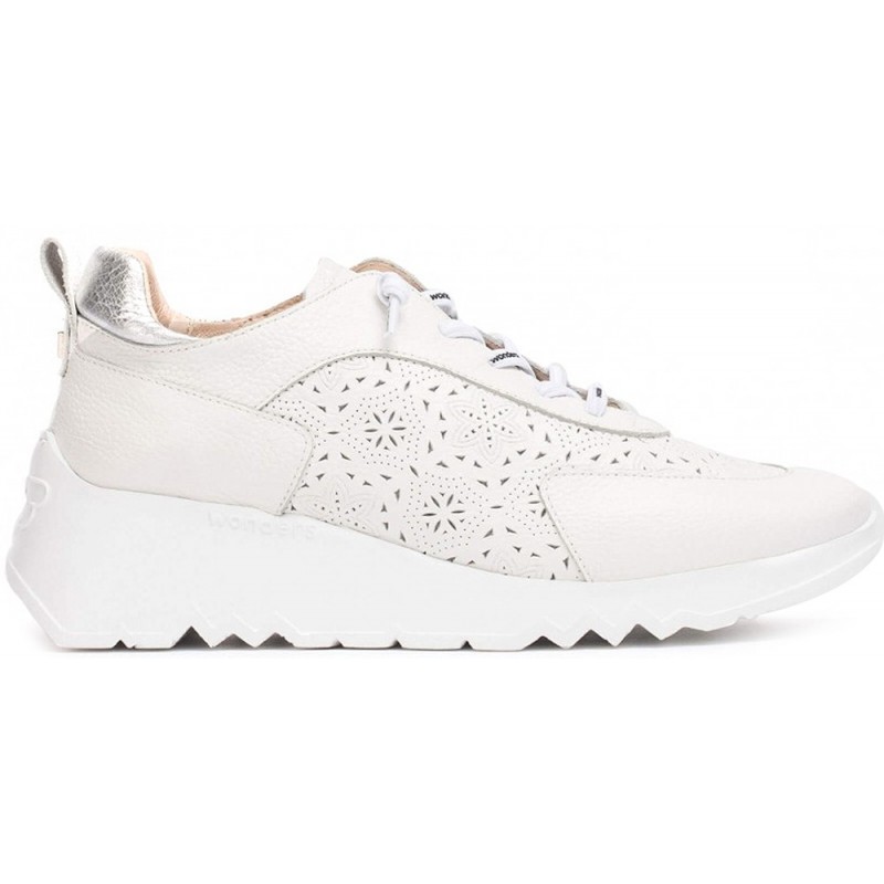 BASKETS WONDERS MENTHE E6720 BLANCO