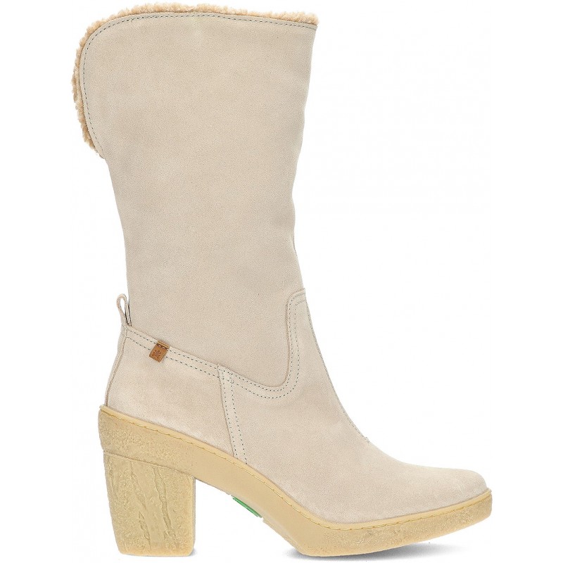 BOTTES EN HÊTRE EL NATURALISTA 5515 CREAM