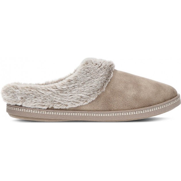 SKECHERS CHAUSSONS COSY FEU DE CAMP 167625 TAUPE