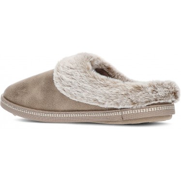 SKECHERS CHAUSSONS COSY FEU DE CAMP 167625 TAUPE