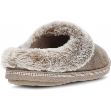 SKECHERS CHAUSSONS COSY FEU DE CAMP 167625 TAUPE
