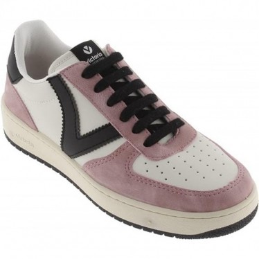 SNEAKERS EN CUIR USÉ VICTORIA 1258227 NUDE