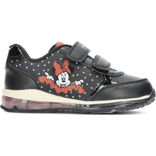 SNEAKERS AVEC LUMIÈRE GEOX MINNIE MOUSE B3685C BLACK SNEAKERS AVEC LUMIÈRE GEOX MINNIE MOUSE B3685C BLACK