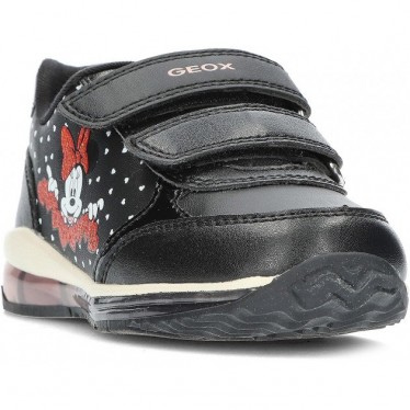 SNEAKERS AVEC LUMIÈRE GEOX MINNIE MOUSE B3685C BLACK