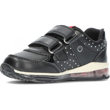 SNEAKERS AVEC LUMIÈRE GEOX MINNIE MOUSE B3685C BLACK