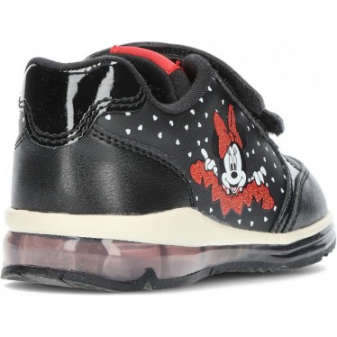 SNEAKERS AVEC LUMIÈRE GEOX MINNIE MOUSE B3685C BLACK