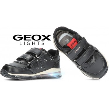 SNEAKERS AVEC LUMIÈRE GEOX MINNIE MOUSE B3685C BLACK