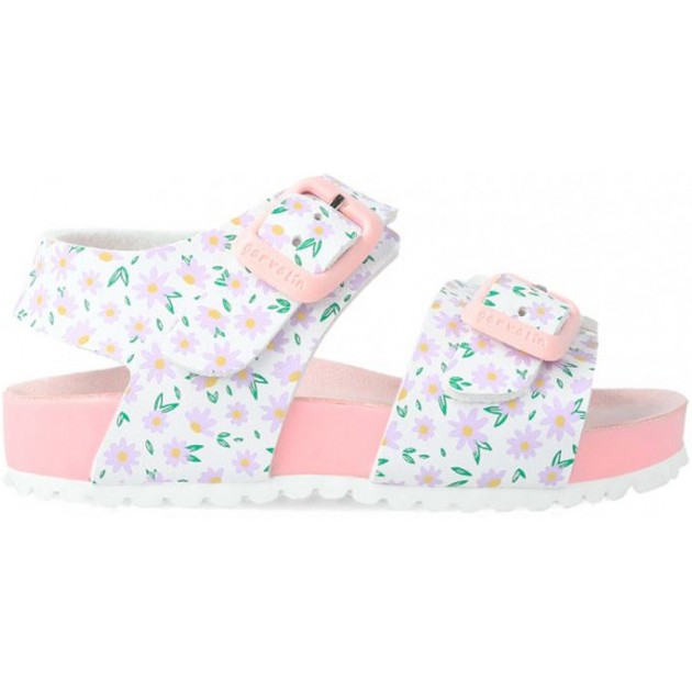 SANDALE GARVALIN 232433 IMPRIMÉ FLEURI BLANCO SANDALE GARVALIN 232433 IMPRIMÉ FLEURI BLANCO