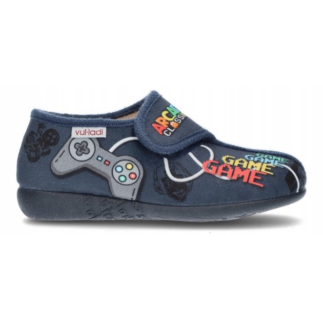 CHAUSSONS DE MAISON VULLADI GAME ARCADE MARINO CHAUSSONS DE MAISON VULLADI GAME ARCADE MARINO