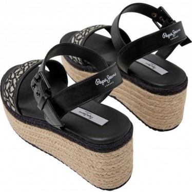 SANDALES PEPE JEANS WITNEY JACQUARD PLS90594 BLACK