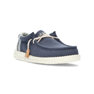 CHAUSSURES EN LIN DUDE WALLY NAVY