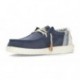 CHAUSSURES EN LIN DUDE WALLY NAVY