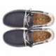 CHAUSSURES EN LIN DUDE WALLY NAVY