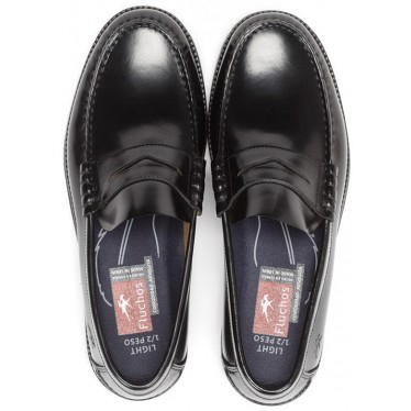 FLUCHOS F0047 STAMFORD MOCASIN HOMME NEGRO