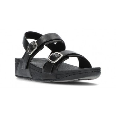 SANDALES À BRIDES ARRIÈRE RÉGLABLES FITFLOP LULU BLACK