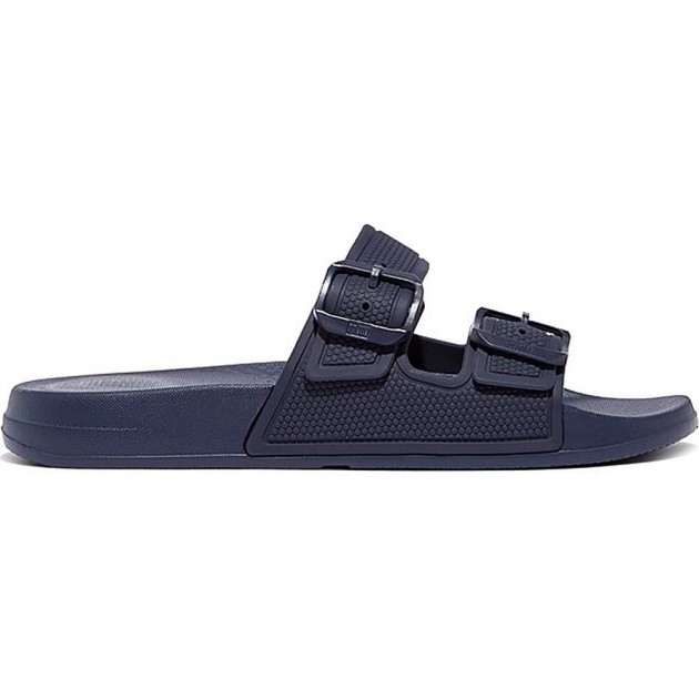 SANDALES FITFLOP IQUSHION GLISSIÈRES À BOUCLE À DEUX BARRES FD2 MIDNIGHT_NAVY SANDALES FITFLOP IQUSHION GLISSIÈRES À BOUCLE À DEUX BARRES FD2 MIDNIGHT_NAVY