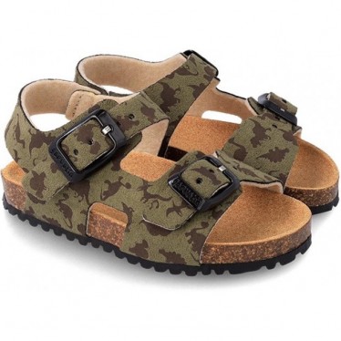 SANDALES GARVALIN 232666 IMPRIMÉ CAMOUFLAGE KAKI