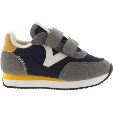 BASKETS À BANDES ENFANTS VICTORIA ASTRO 1137103 GRIS