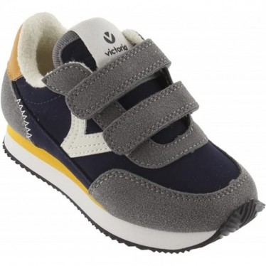 BASKETS À BANDES ENFANTS VICTORIA ASTRO 1137103 GRIS