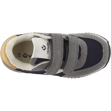 BASKETS À BANDES ENFANTS VICTORIA ASTRO 1137103 GRIS