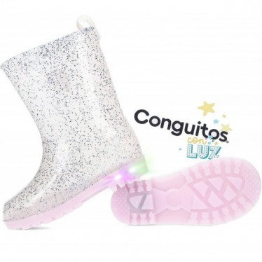 BOTTES D'EAU AVEC CONGUITOS LÉGERS GLITTER 110011 PINK_GLITTER