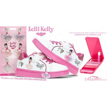 JUPES INTERCHANGEABLES SPORTS LELLI KELLY LKAA-2280 BLANCO_FUCSIA