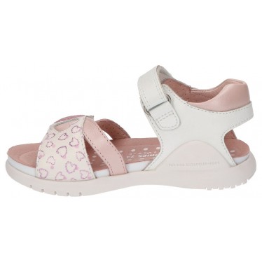 SANDALES EN CUIR ASTRID GIRLS BIOMECANICS BLANCO