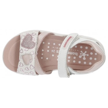 SANDALES EN CUIR ASTRID GIRLS BIOMECANICS BLANCO