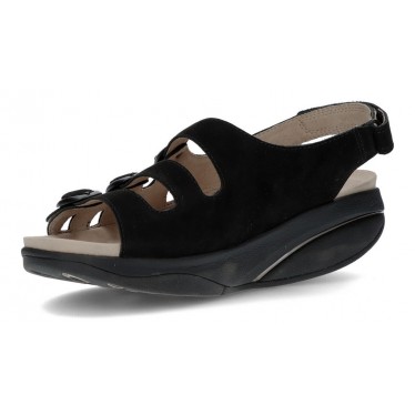 SANDALES MBT KORA W BLACK_NUBUCK