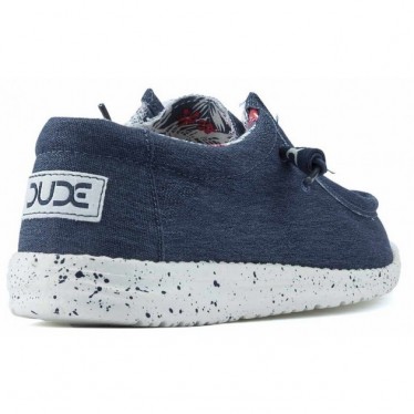 CHAUSSURES DUDE WALLY STRETCH M 11038 BLUE