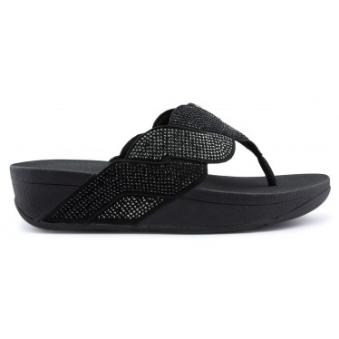 FITFLOP PAISLEY ROPE TOE STRONG Sandales BLACK