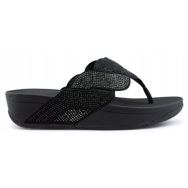 FITFLOP PAISLEY ROPE TOE STRONG Sandales BLACK FITFLOP PAISLEY ROPE TOE STRONG Sandales BLACK