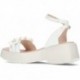 SANDALES MERVEILLES SAUVAGE D-9703 OFF_WHITE