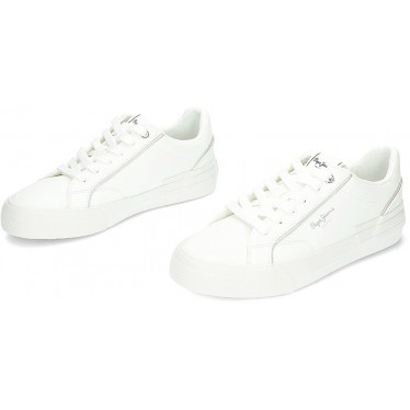 BASKET PEPE JEANS ALLEN BASIC W PLS31563 WHITE