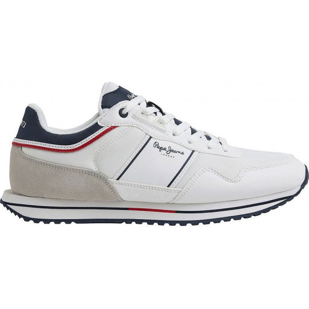 CHAUSSURES DE BASE PEPE JEANS TOUR CLUB PMS30907 WHITE CHAUSSURES DE BASE PEPE JEANS TOUR CLUB PMS30907 WHITE