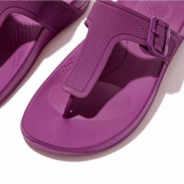 SANDALES À BOUCLE RÉGLABLE FITFLOP GB3 IQUSHION MIAMI_VIOLET