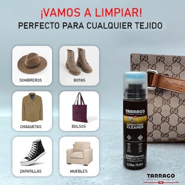 TARRAGO NETTOYANT TEXTILE POUR CHAUSSURES ET ACCESSOIRES 75ML NEUTRAL