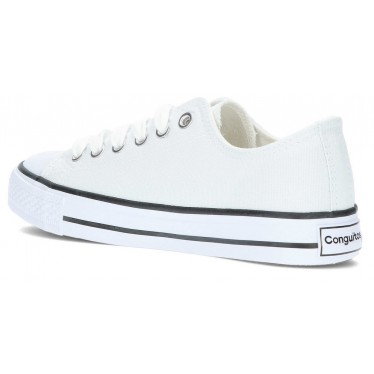 SNEAKERS CONGUITO EN TOILE 28301 BLANCO