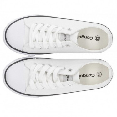 SNEAKERS CONGUITO EN TOILE 28301 BLANCO