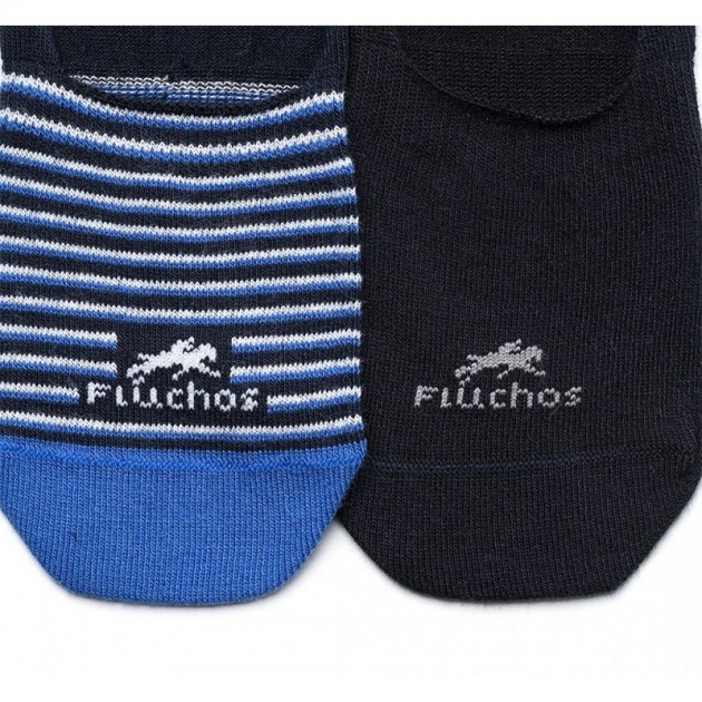 CHAUSSETTES FLUIDE CA0002 BLUE_BLACK