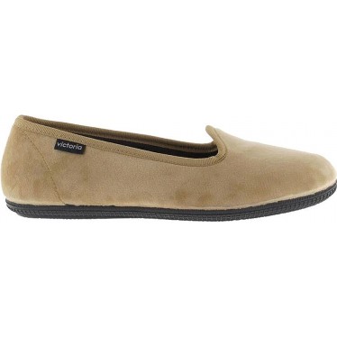 VICTORIA ODA DANSEUSE EN VELOURS 1049114 PANTOUFLES MIEL