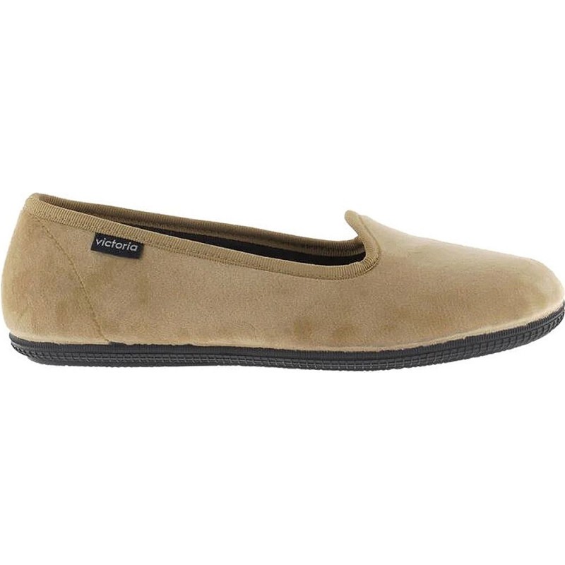 VICTORIA ODA DANSEUSE EN VELOURS 1049114 PANTOUFLES MIEL