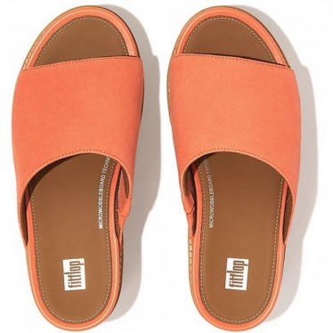 SANDALES FITFLOP ELOISE CORK-WRAP SUEDE GC6 SUNSHINE_ORANGE