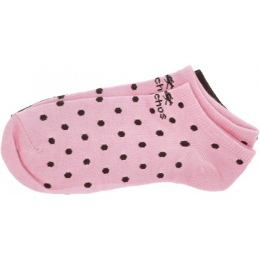 CHAUSSETTES ET BAS FLEURS CA011 BLACK_PINK