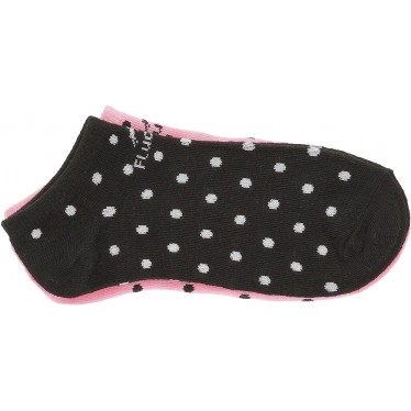 CHAUSSETTES ET BAS FLEURS CA011 BLACK_PINK