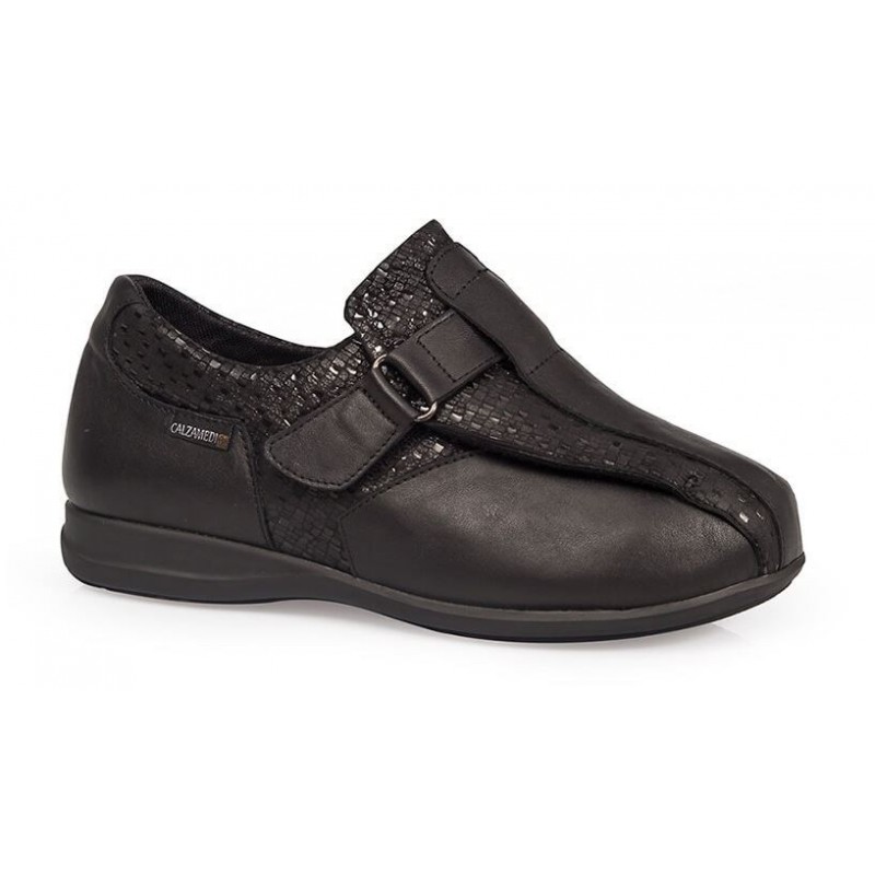 CHAUSSURES CALZAMEDI ELASTIQUES DIABETIQUES CASUAL NEGRO