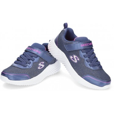 BASKETS SKECHERS GIRLY GROOVE 303528 NAVY