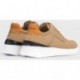 SNEAKERS EN CUIR HACHÉ WONDERS CB-3320 SAND